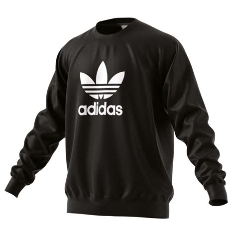 adidas pullover schwarz mit weißem print|adidas Originals Pullover .